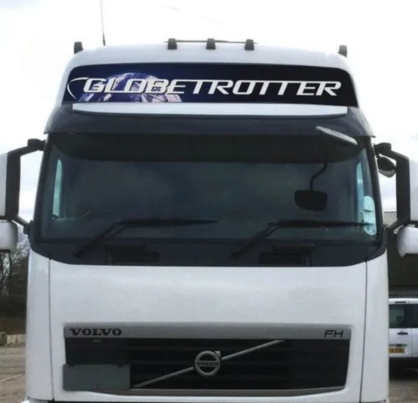 Autoadesivo Vexilom — amostra aplicada